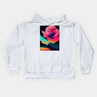 Colorful flowers Kids Hoodie